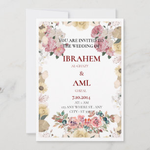 Elegant Wedding Invitation