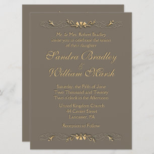 Elegant Wedding Invitation