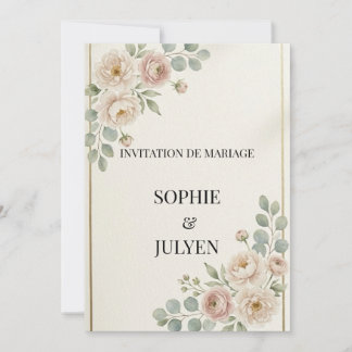Elegant Wedding Invitation
