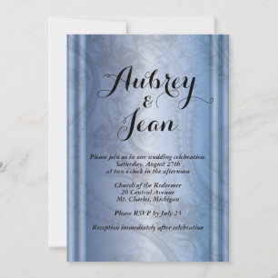 Elegant wedding invitation