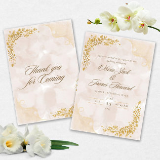 Elegant Wedding invitation