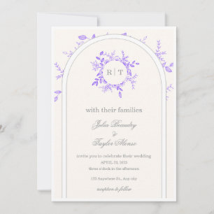 Elegant Wedding Invitation 