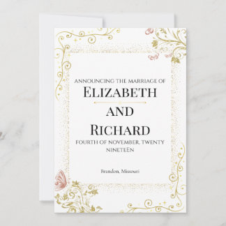 Elegant Wedding Invitation