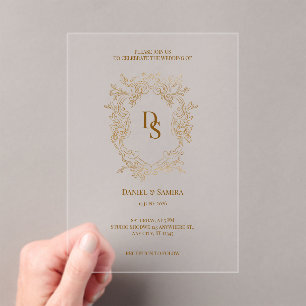 Elegant Wedding Invitation