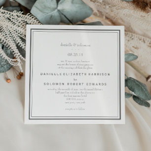 Elegant Wedding Invitation - Change Background