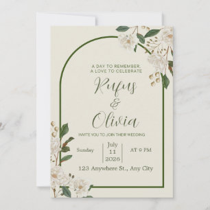 Elegant Wedding Invitation Design – Personalised