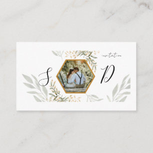Elegant wedding invitation designed to celebrate l