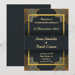 Elegant Wedding Invitation | Modern Wedding Card
