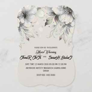Elegant Wedding Invitation Template Luxury Flora