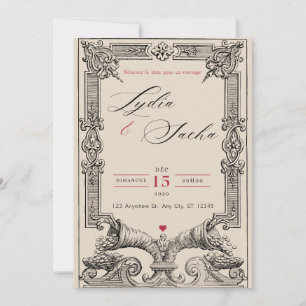 Elegant Wedding Invitations (A6 Collection)
