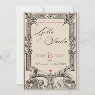 Elegant Wedding Invitations (A6 Collection)