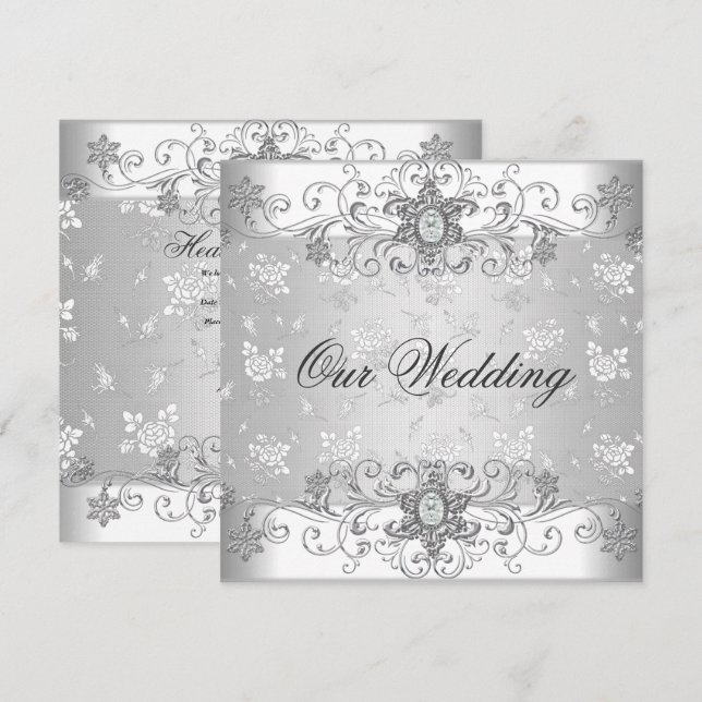 Elegant Wedding Invites (Front/Back)