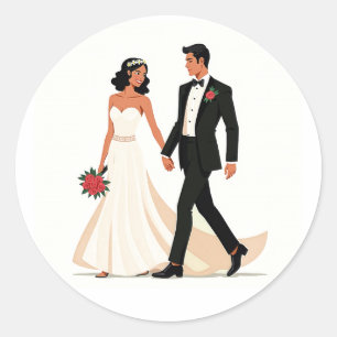 Elegant Wedding Moments Sticker