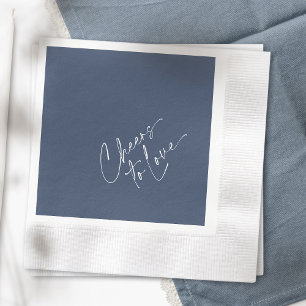 Elegant Wedding Napkin - Cheers to Love