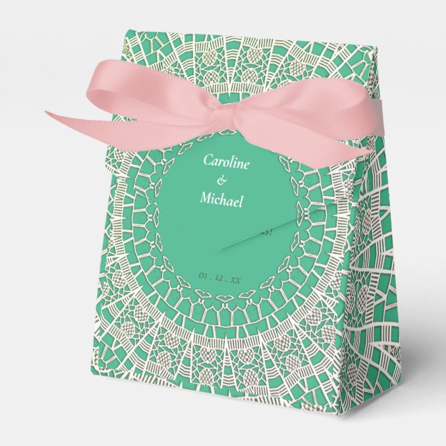 Elegant Wedding Party Fun Favour Box (Front Side)