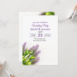 Elegant Wedding Party Invitation