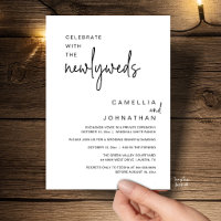 Elegant Wedding Party Post-Ceremony Celebration
