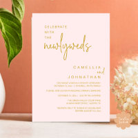 Elegant Wedding Party Post-Ceremony Celebration