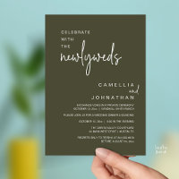 Elegant Wedding Party Post-Ceremony Celebration