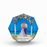 Elegant Wedding Photo Bride Groom Photo Block<br><div class="desc">Wedding Bride and Groom Photo Block</div>