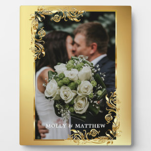  Elegant wedding Photo Plaque