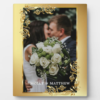  Elegant wedding Photo Plaque