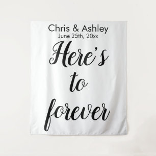 Elegant Wedding Photo Prop Photo Booth Backdrop Tapestry