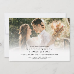 Elegant Wedding  Photo smooth transition Invitation