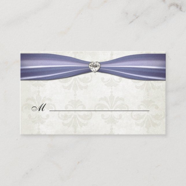 Elegant Wedding Place Cards (Front)