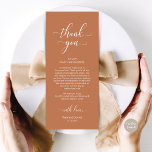Elegant Wedding Place Setting Thank You Card<br><div class="desc">Introducing the perfect finishing touch to your wedding reception - our elegant Wedding Thank You Place Setting Cards, with card title "Thank You" ! Designed to express your heartfelt appreciation for each guest's presence on your special day, these cards are the ideal way to add a personal touch to your...</div>