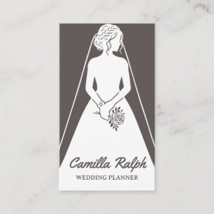 Elegant Wedding Planner Business Card