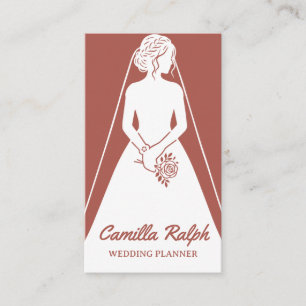 Elegant Wedding Planner Business Card