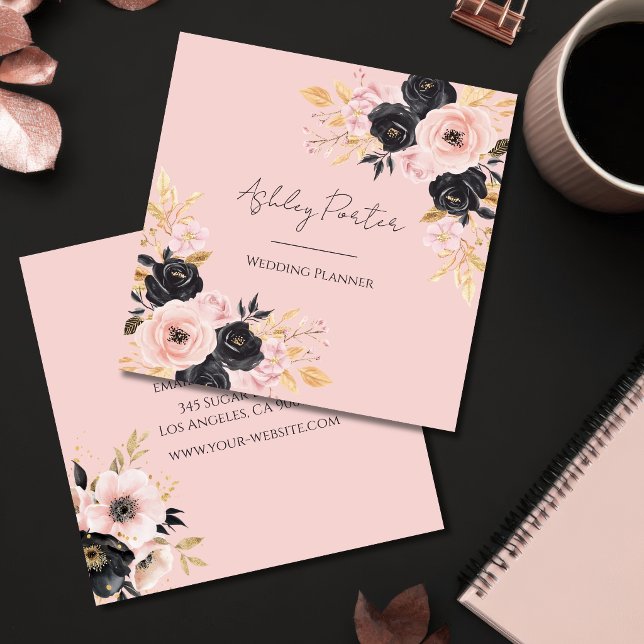 Elegant Wedding Planner Business Card (Creator Uploaded)