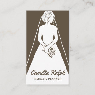 Elegant Wedding Planner Business Card
