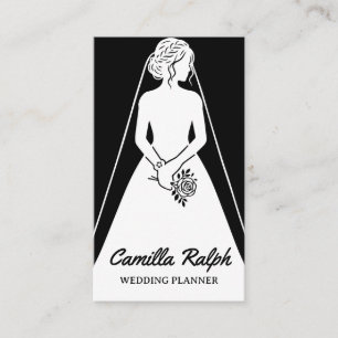 Elegant Wedding Planner Business Card