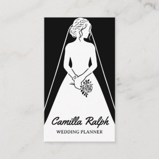 Elegant Wedding Planner Business Card