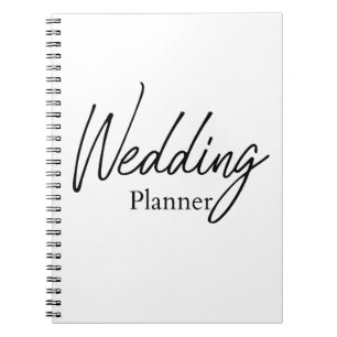 Elegant Wedding Planner Notebook