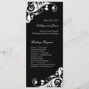 Elegant Wedding Programs Programme
