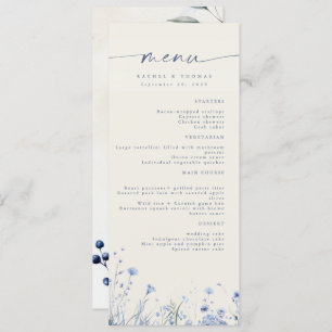 Elegant Wedding Reception Menu