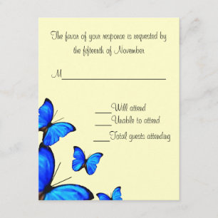 Elegant Wedding Response Card