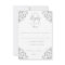 Elegant Wedding Response Card - Nadine (Grey)