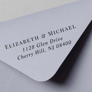 Elegant Wedding Return Address Self-inking Stamp
