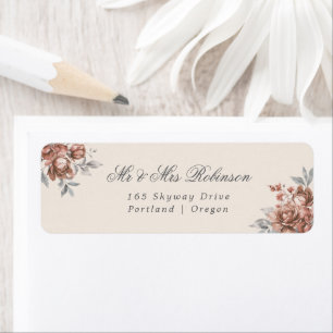 Elegant Wedding Rose Gold Rustic Floral 