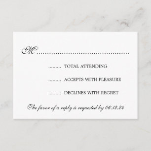 Elegant Wedding RSVP Turquoise String Lights Card