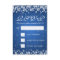 Elegant Wedding RSVP Winter Sparkle Blue