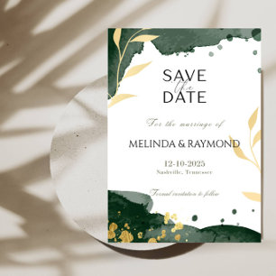 Elegant Wedding Save the Date announcement