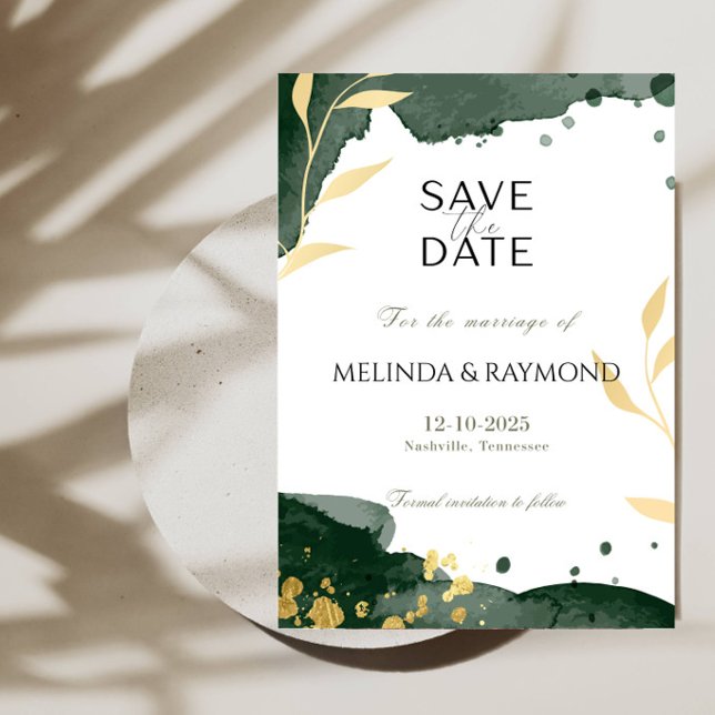 Elegant Wedding Save the Date announcement (Creator Uploaded)