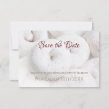 Elegant Wedding Save the Date Ethereal Doughnuts