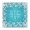 Elegant Wedding Save The Date Winter Sparkle Blue