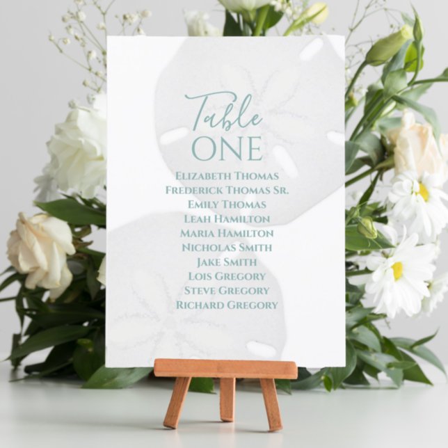 Elegant Wedding Table Decor Beach Sand Dollar (Creator Uploaded)